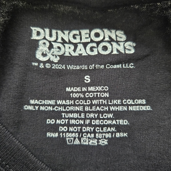 Journeys Dungeons & Dragons Tee - Little Kid / Big Kid - Black. Size Small. - Picture 6 of 7